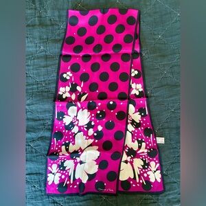Vintage Oscar de la Renta Silk Long Scarf